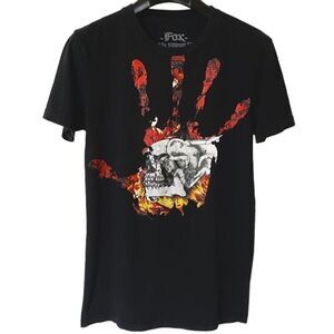 Fox Men’s Unisex Black Pushead Hand of Fear Graphic Shirt RARE Sz S